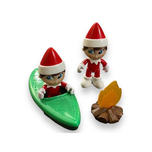 Elf On The Shelf Camping Adventure Set With 2 Figures Kayak & Campfire Outdoor - Picture 2 of 3